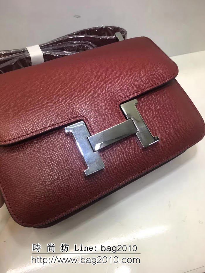 愛馬仕Hermes 手掌紋牛皮空姐包 單肩斜挎包 0AM1312